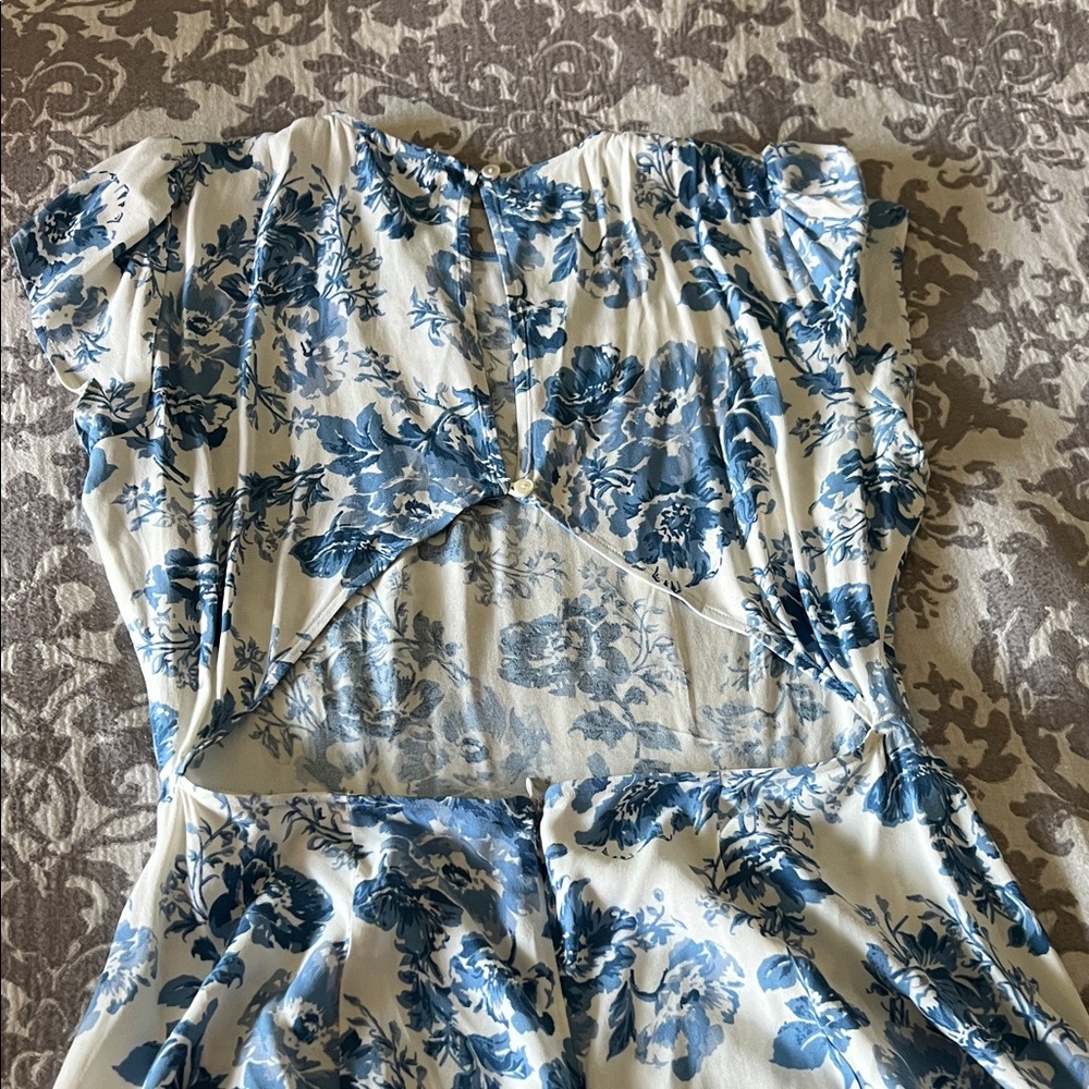Reformation Gavin Dress in Olympia print, sz 12 - Picture 7 of 9